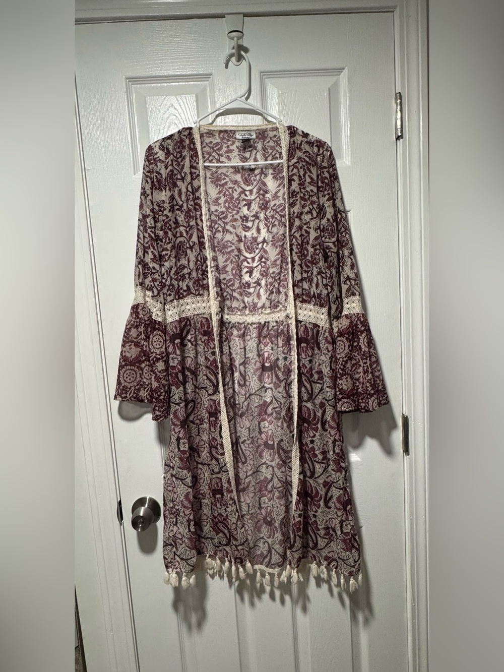 Tasha Polizzi Collection Western Boho Duster Kimono S
